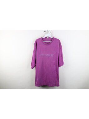 Vintage 90s Unionbay Surfing Mens 2XLT Distressed Sun Faded T-Shirt Cotton USA